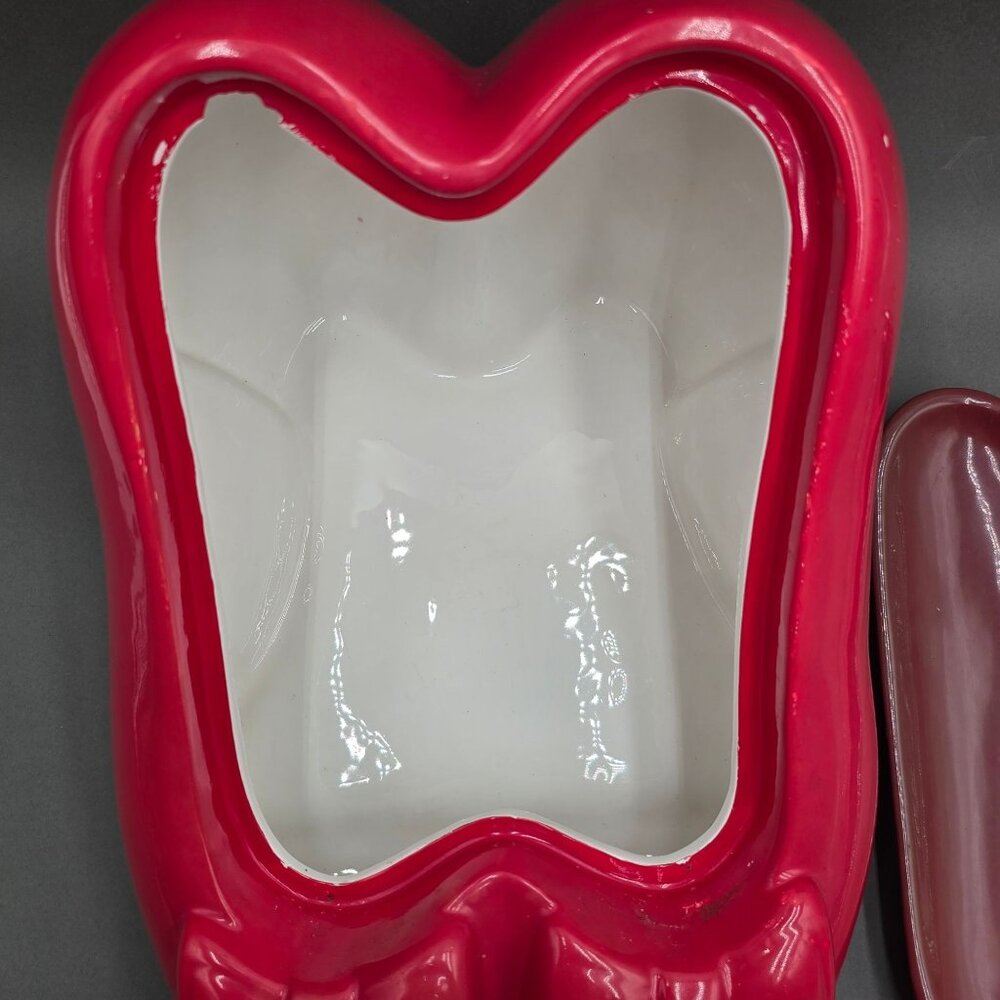 VTG Wizard of Oz Ruby Slippers Cookie Jar 15" Ceramic Enesco 1999 - Picture 6 of 14